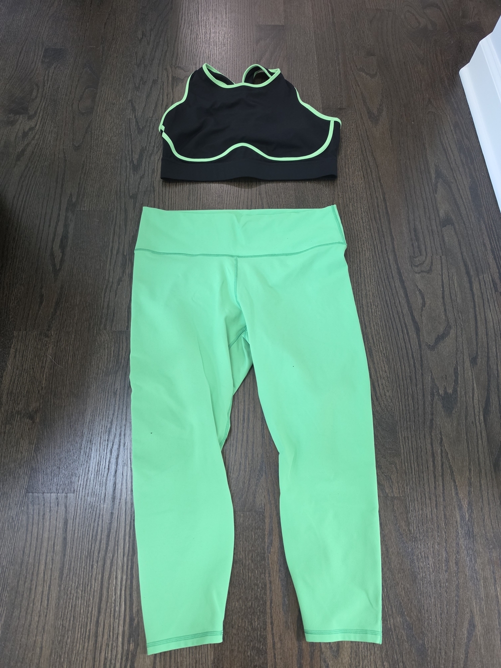Fabletics Neon Green High-Waist Performance Leggings